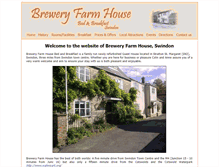 Tablet Screenshot of breweryfarmhouse.co.uk